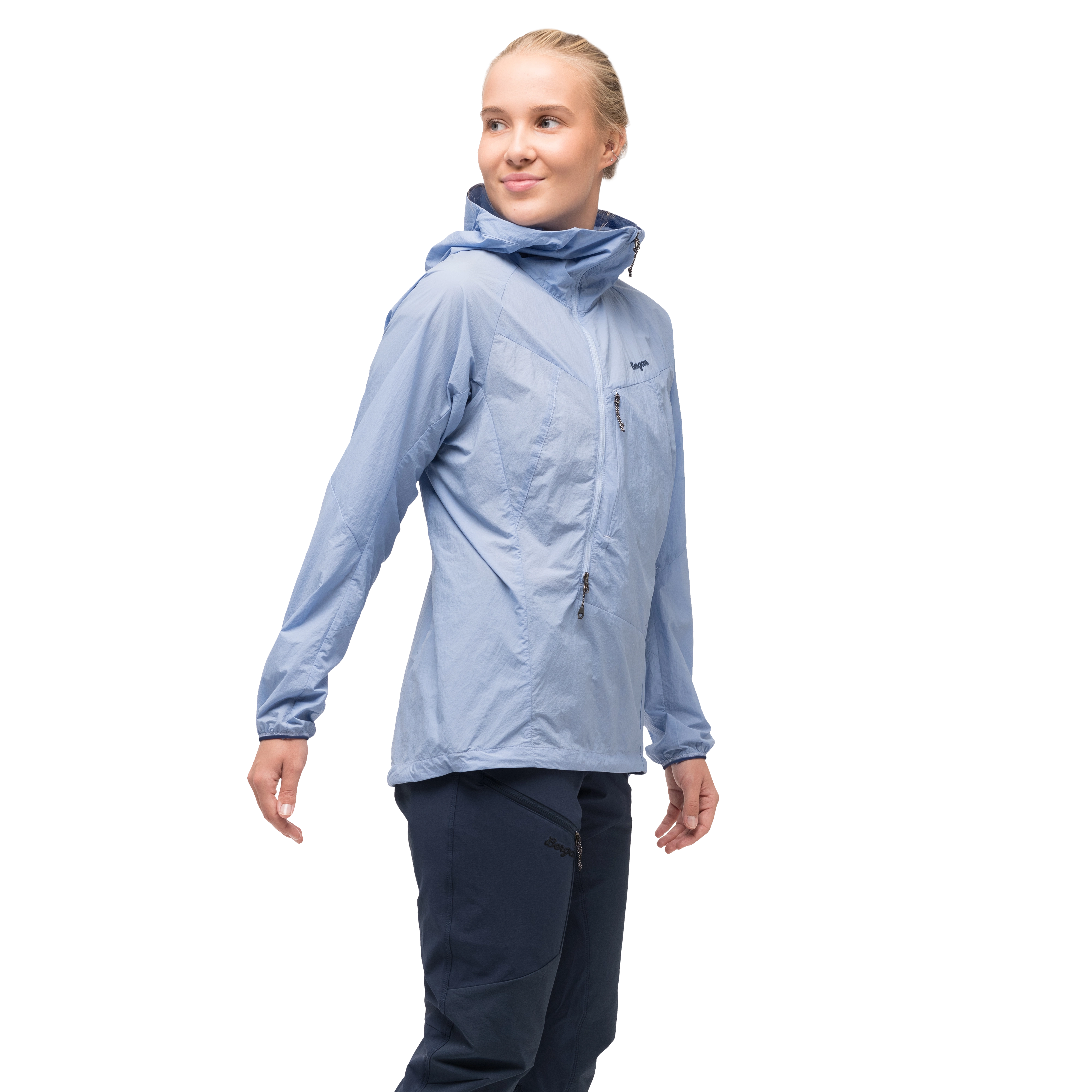 Tind Windbreaker Anorak Women Blueberry Milk