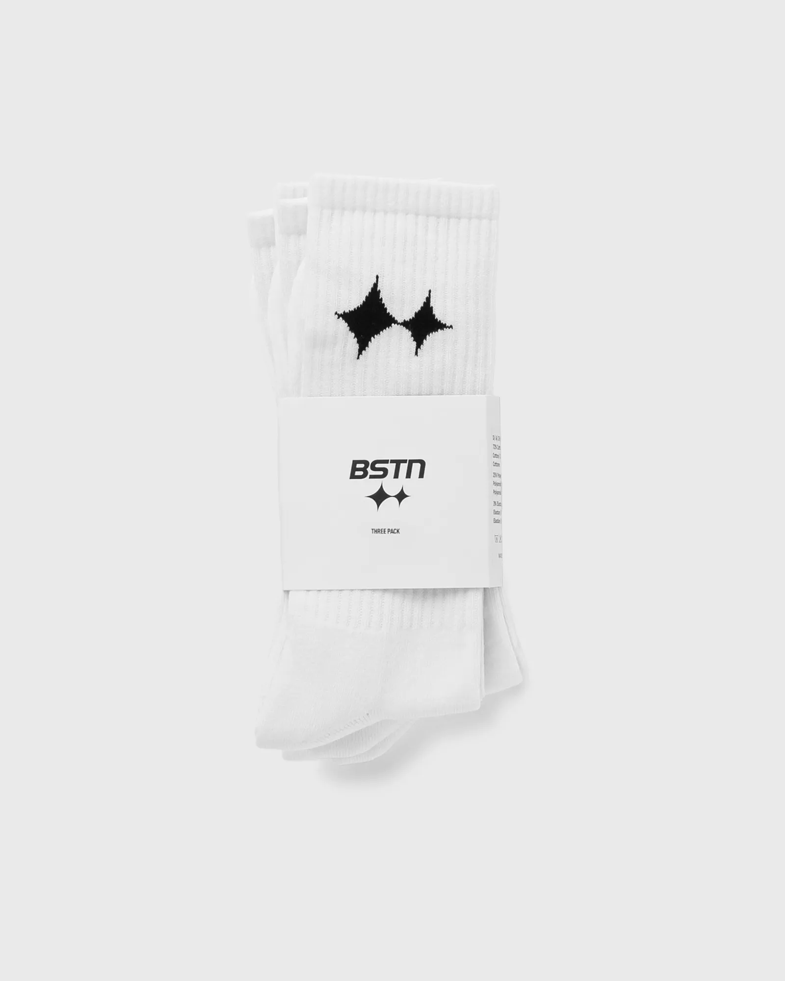 BSTN Brand BSTN Cushioned Crew Socks Three Pack