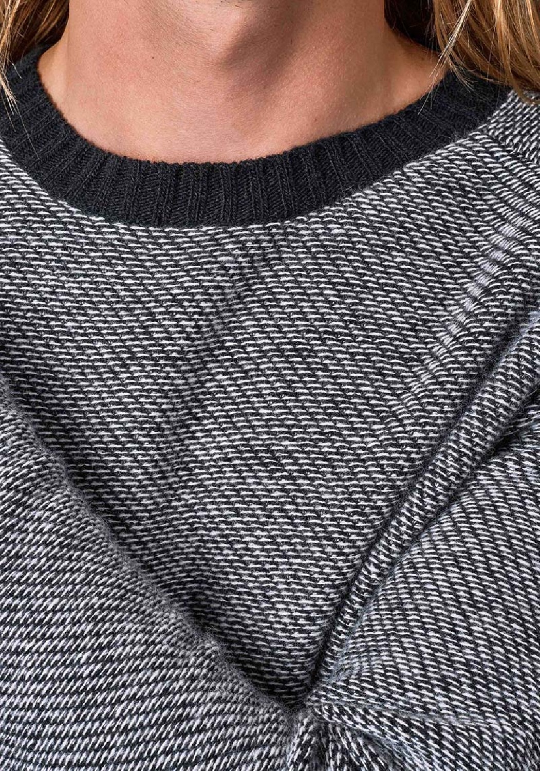 Klitmøller Collective Strickpullover Arthur Olive/Cream