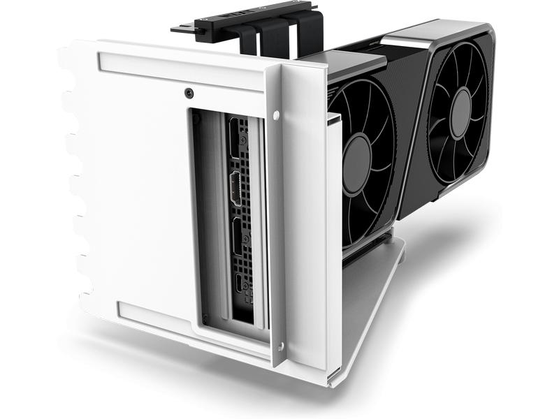 NZXT Vertikaler GPU-Montagesatz Weiss Vertikaler Grafikkarten-Montagesatz