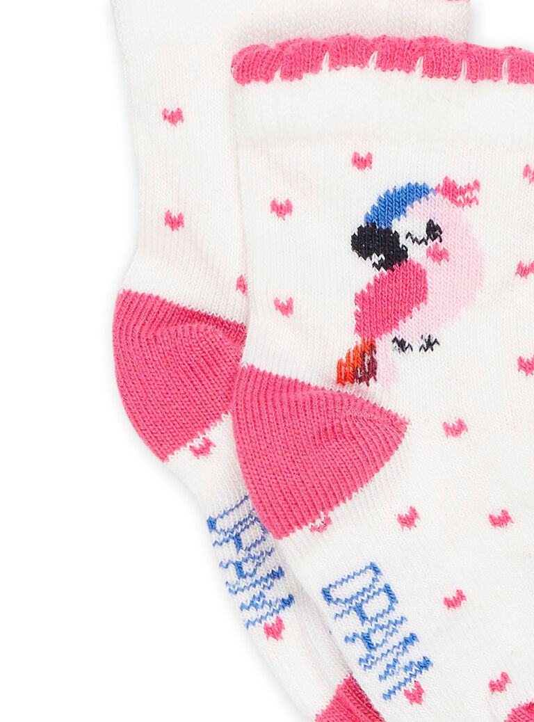 Chaussettes à imprimé coeurs