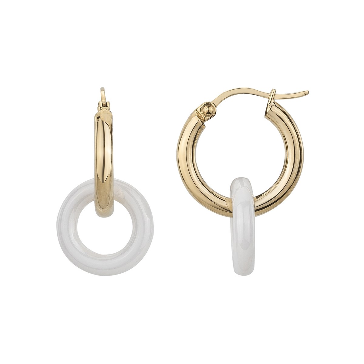 Boucles d'oreilles en Acier