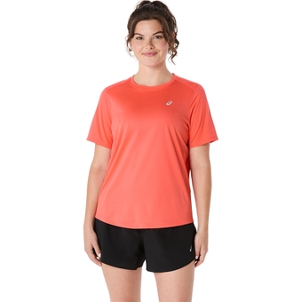 Asics Core T-Shirt Coral Reef Damen