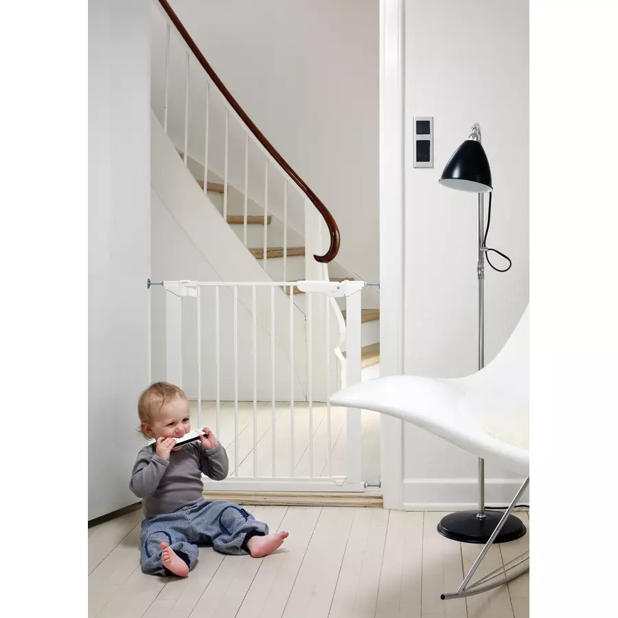 BabyDan Premier Schutzgitter 79,5-86,6 cm, weiß
