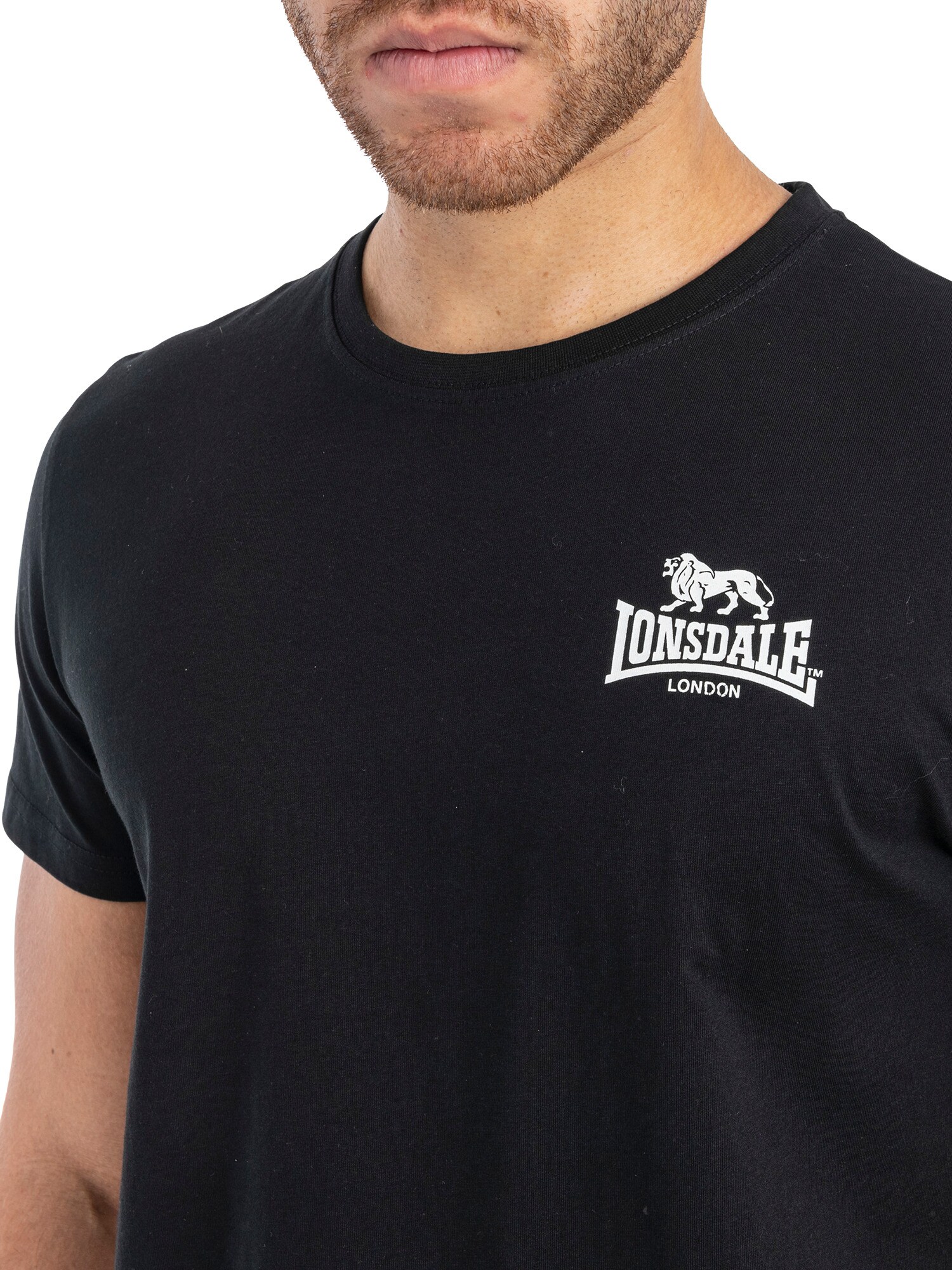 Lonsdale Herren T-Shirt normale Passform WHITENESS