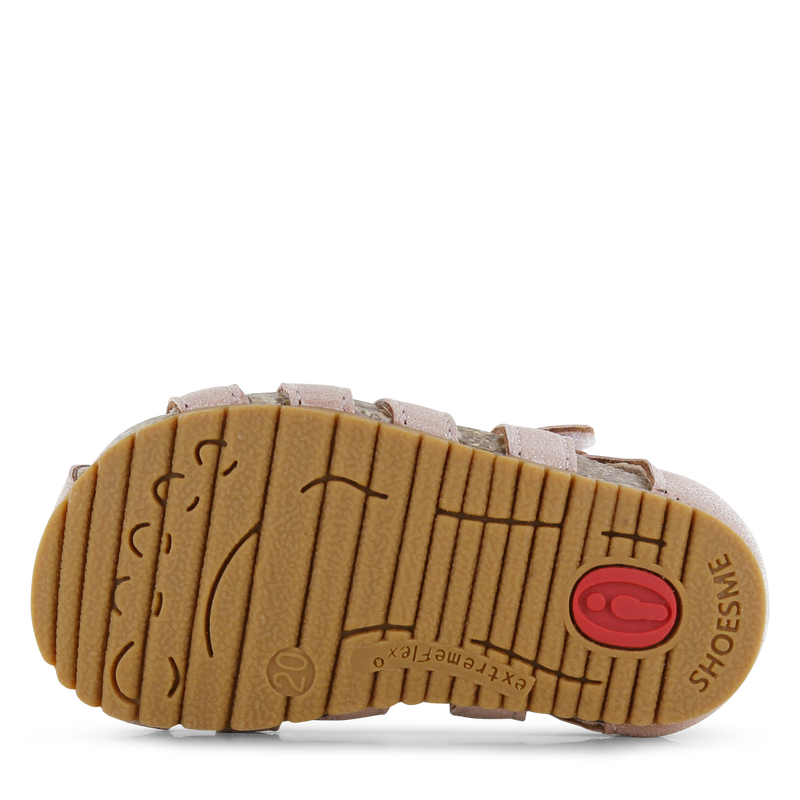 Shoesme glänzend beige Sandale