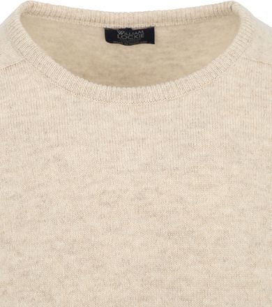 William Lockie Trui Lamswol Beige 7097DF-30 Linen kopen
