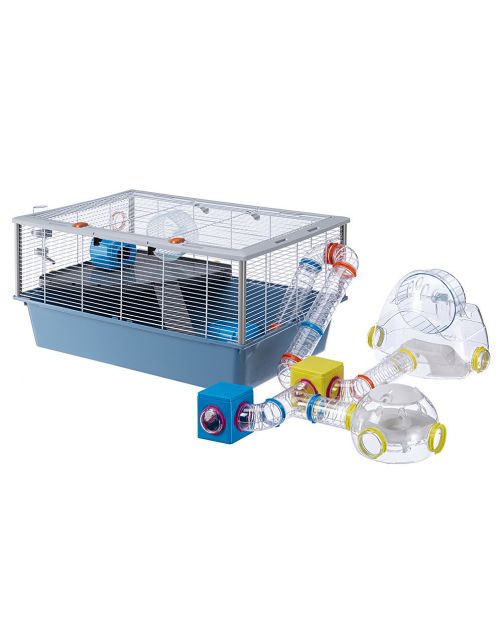 Ferplast Hamster Woonruimte Lab - Dierenverblijf - 22.5x20.7x14.3 cm Transparant