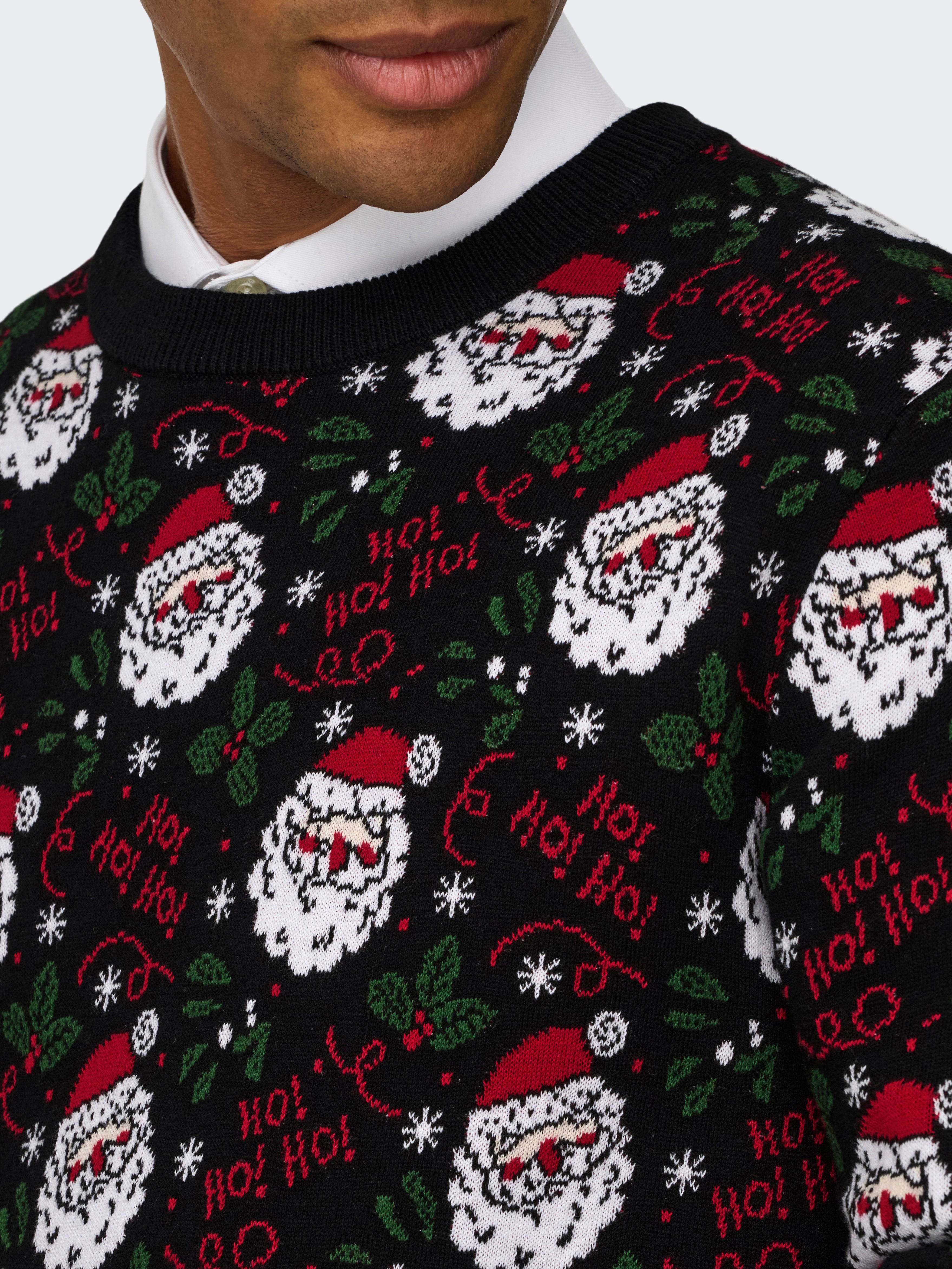 ONSXMAS Pullover Black
