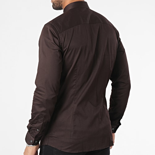 Chemise Manches Longues Parma Marron