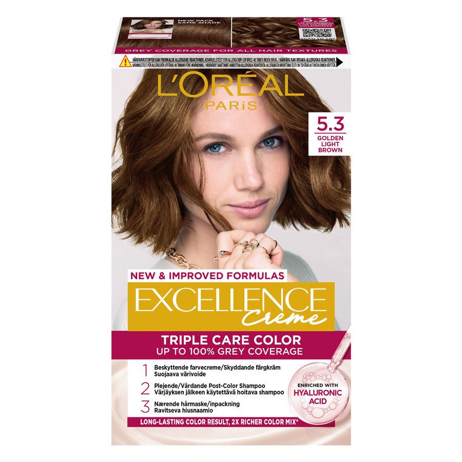 L'Oréal Paris Excellence Creme 5.3 Golden Light Brown