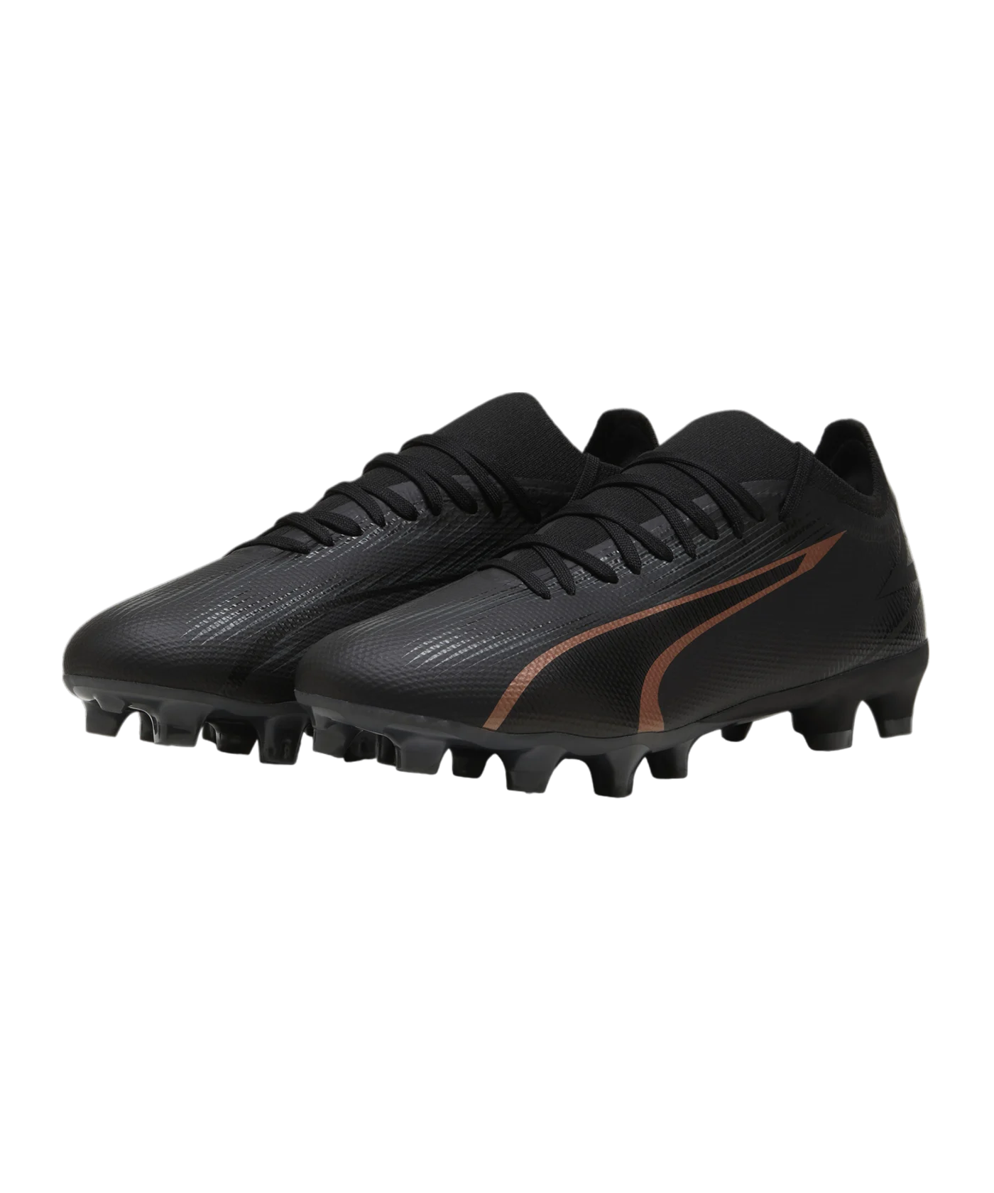 PUMA ULTRA Match FG/AG Eclipse Schwarz Weiss F02