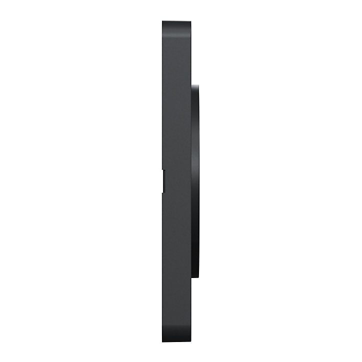 Plaque de finition simple Schneider Electric Odace Touch ardoise liseré anthracite