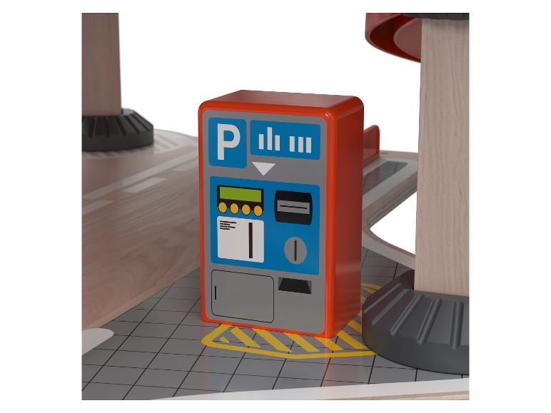 Houten speelgoed garage