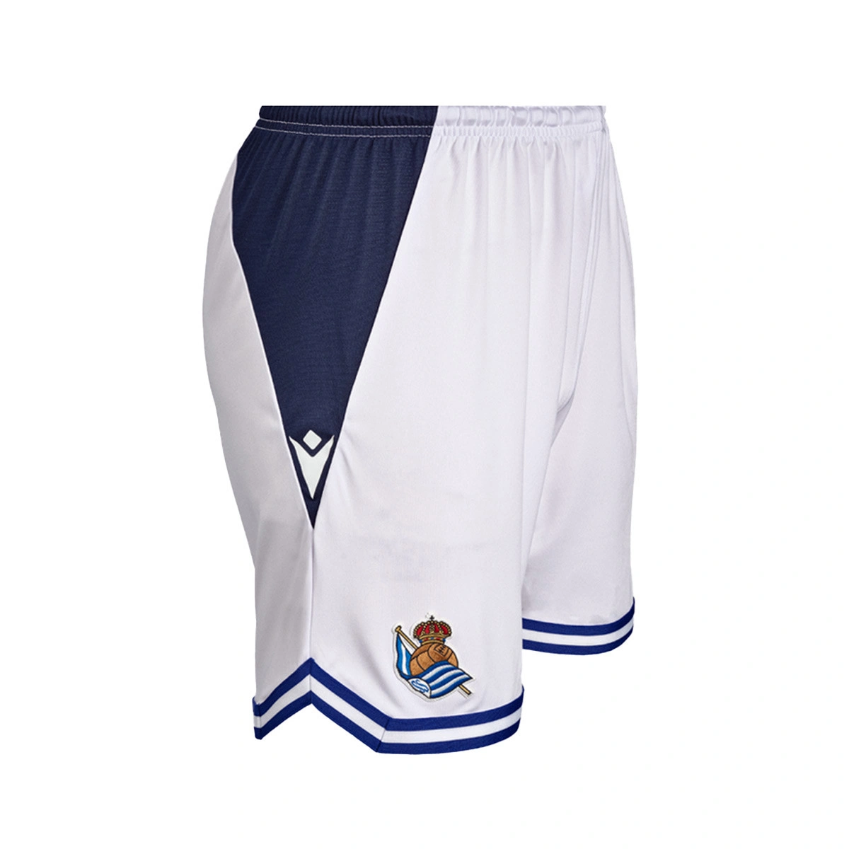 Calções Macron Real Sociedad Primeiro Equipamento 2025-2026