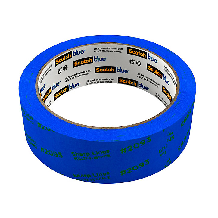 Ruban de Masquage premium Finitions Parfaites ScotchBlue™ 2093 Bleu 36 mm x 41 m