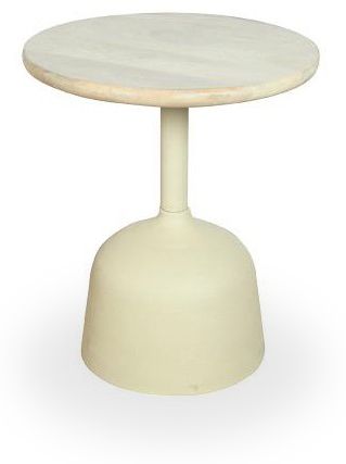 Bijzettafel Gebroken Wit  Elba ⌀40  x H45 cm