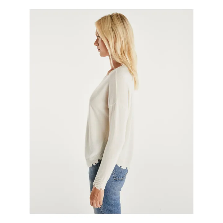 Kujten Pull Mela Cachemire | Blanc