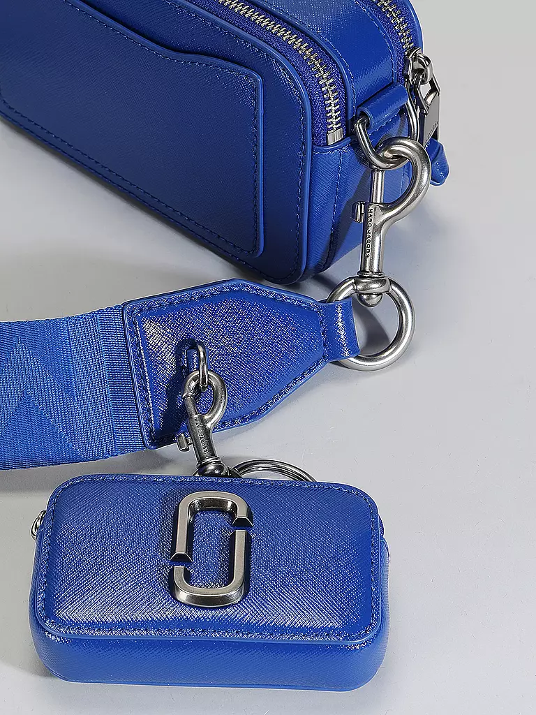 MARC JACOBS Ledertasche - THE UTILITY SNAPSHOT blau