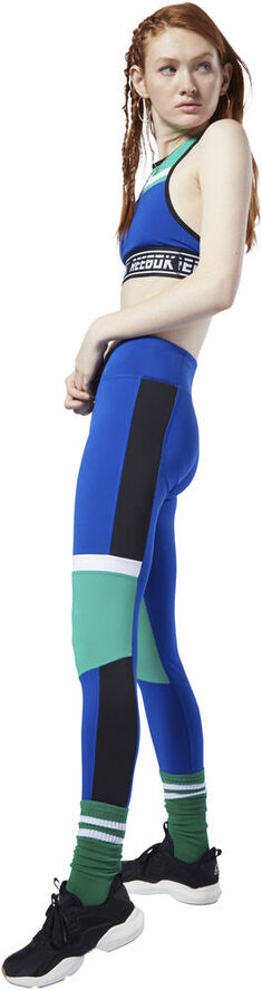 Reebok Meet You There Panelled Tights Blå