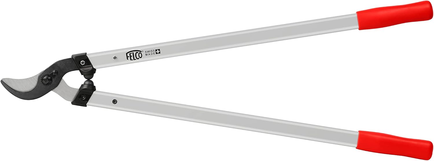 FELCO 221-80 Zweihand- Astschere mit 80 cm Gesamtlänge, Ziehender Schneidkopf