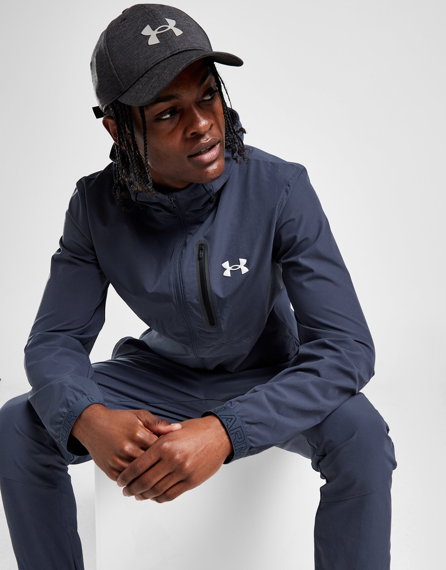Under Armour Sweat à capuche Vanish Woven Zippé Homme