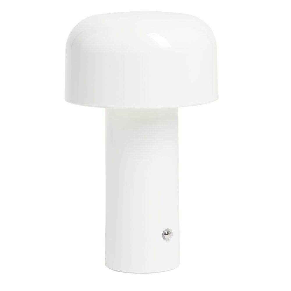 Lampe LED tactile rechargeable blanc Ø12,5xH20,5cm