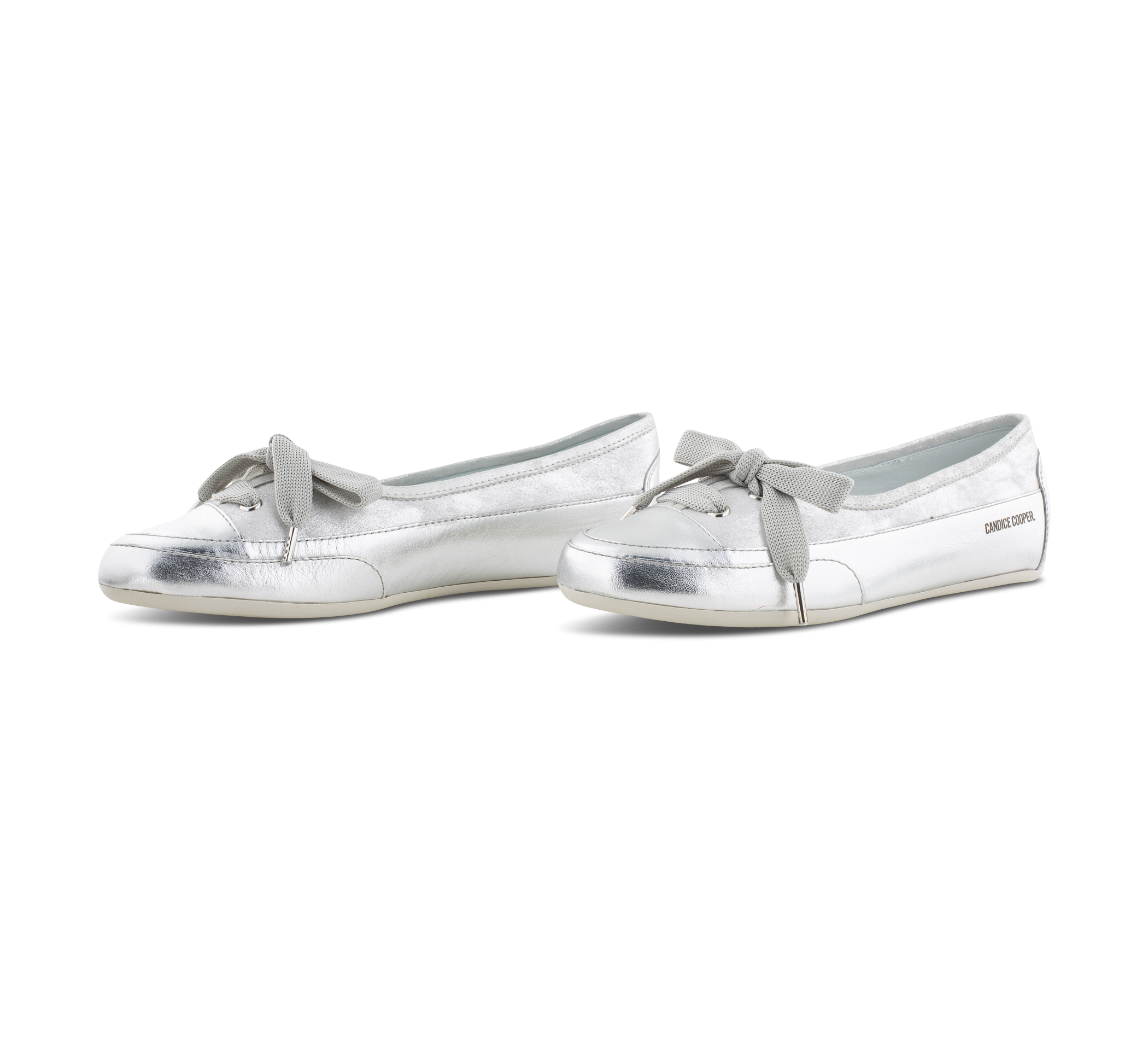 Candice Cooper Candy Bow - Ballerinas silber