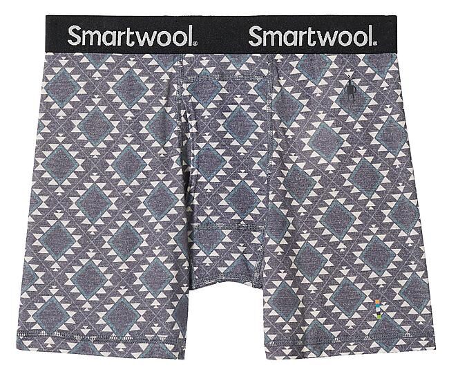 SMARTWOOL - CALECON MEN S MERINO PRINT BOXER BRIEF BOXED