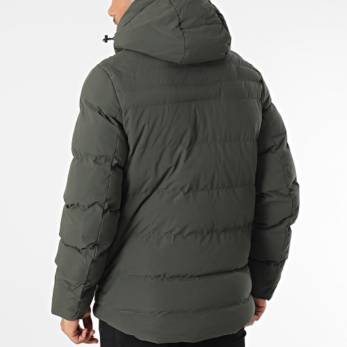 Doudoune Capuche Vert Kaki
