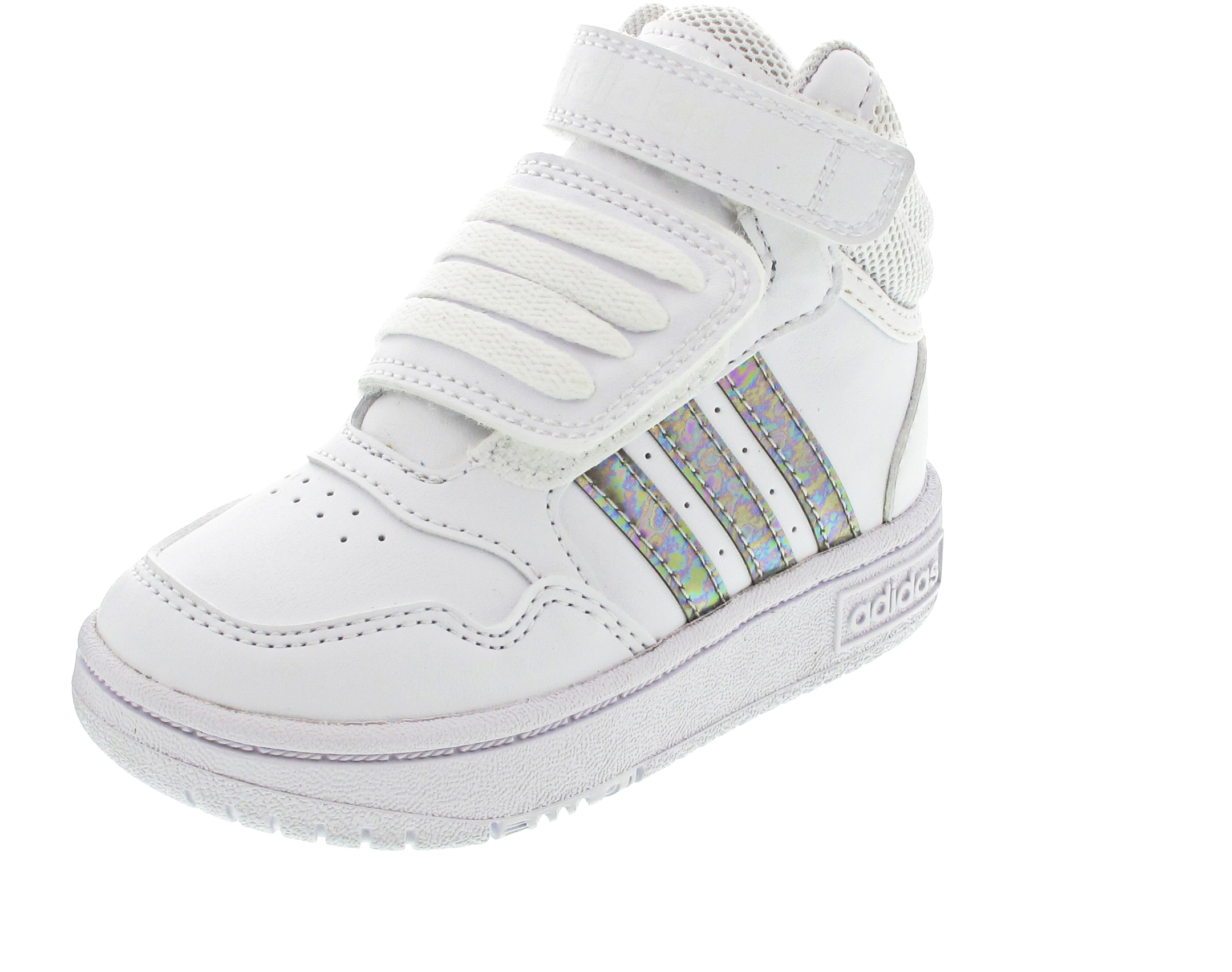 adidas Hoops Mid 3.0 AC I Lauflern Klett weiß
