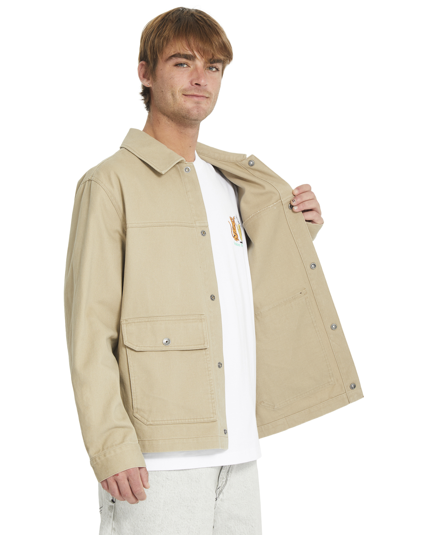 Volcom Barton Jacket Khaki