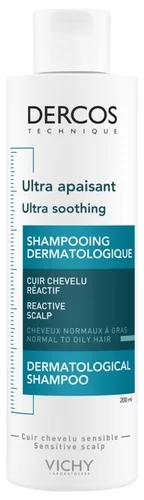 Dercos Technique Shampooing Ultra Apaisant Cheveux Gras - 200 ml