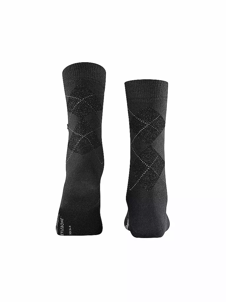 BURLINGTON Damen Socken LUREX MARYLEBONE 36-41 black schwarz