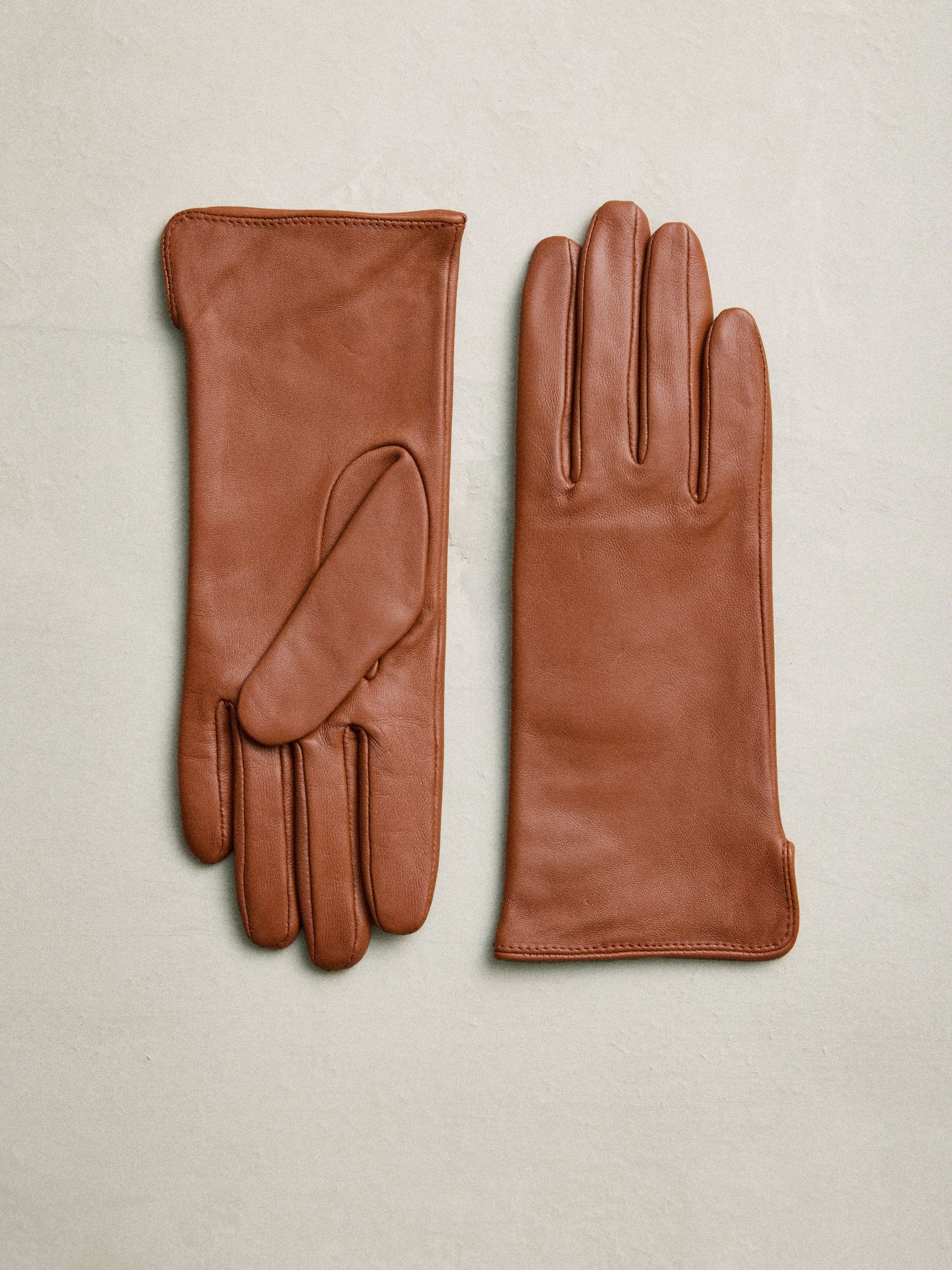 Lichtbruin - Leren handschoenen