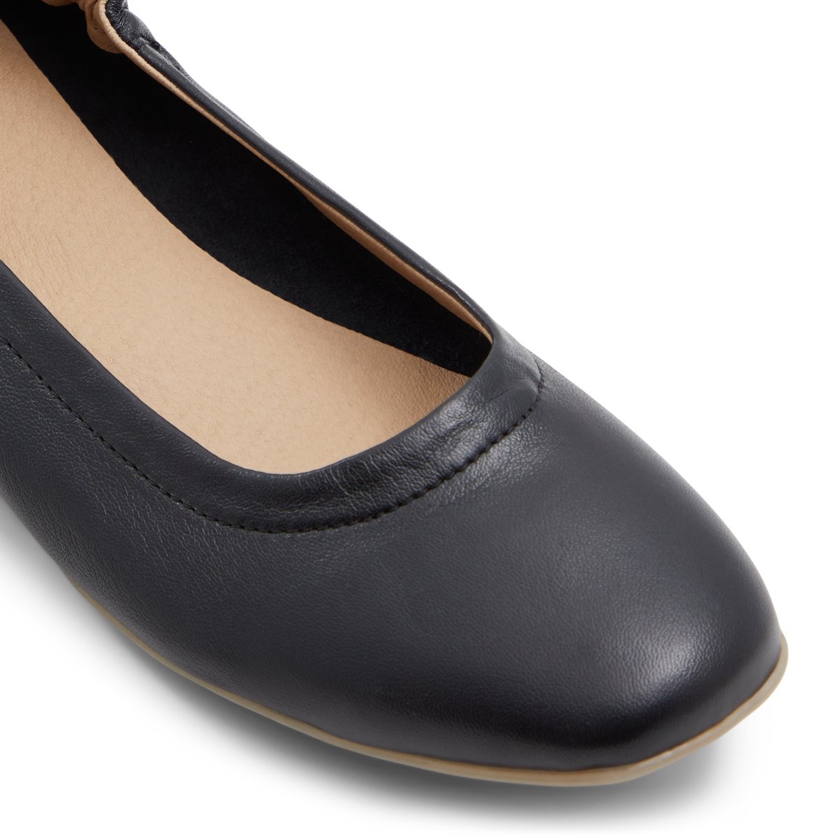 LUCA FERRI-Invergarry-Ballerine - Talon plat - Noir