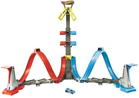 Hot Wheels Action - Loop & Lanceer Speelset Racebaan
