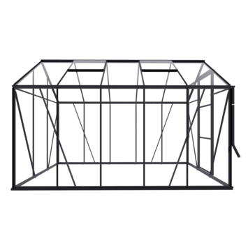 Royal Well Kate III kweekkas aluminium zwart 6 m²