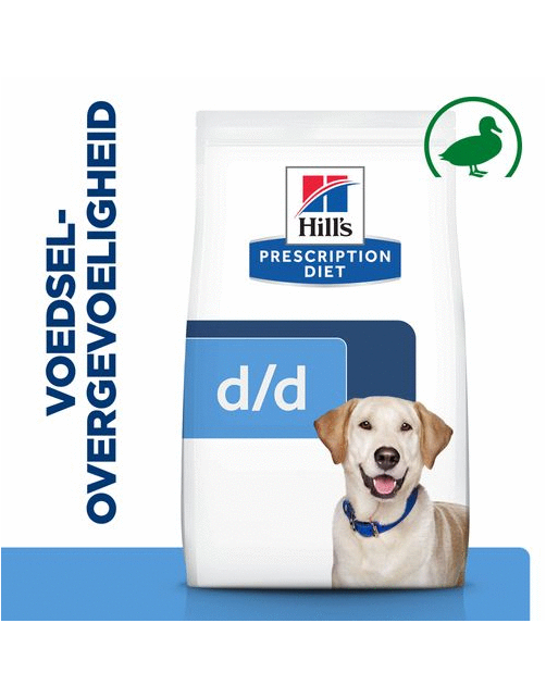 Hill's Prescription Diet D\/D Food Sensitivities Zak Eend&Rijst - Hondenvoer