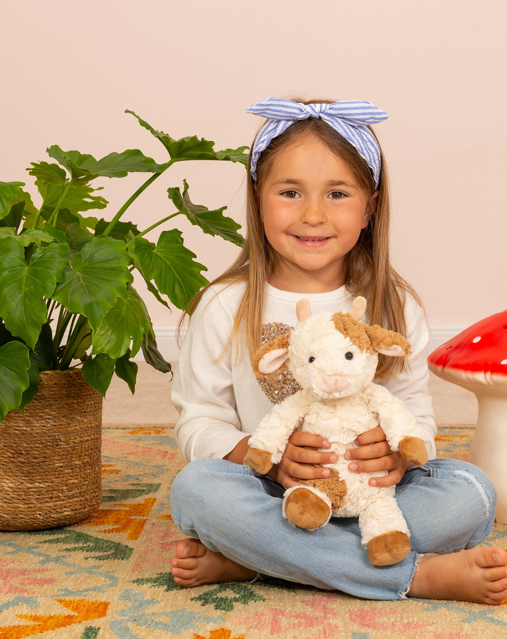 Kuscheltier KUH GERDA (32 cm) in beige