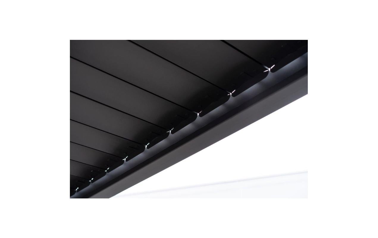 Alu/Stahl-Pergola, Anthrazit 300 x 300 x 240 cm<br>Freistehender Pavillon