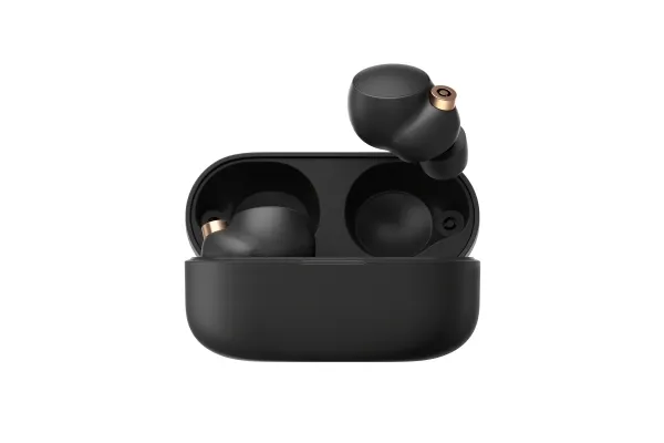[OUTLET] - Sony WF-1000XM4 - Ægte trådløse øretelefoner med mik. - i øret - Bluetooth - aktiv støjfjerning - sort