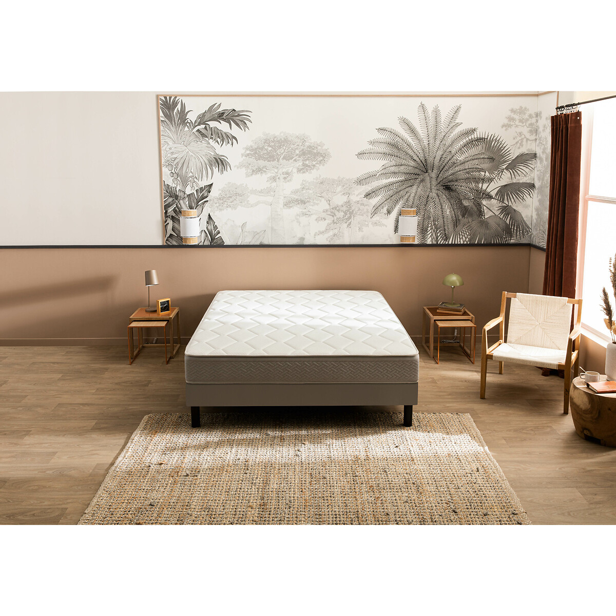 EPEDA<br>Conjunto de colchão Itinéraire com 540 molas + base de cama