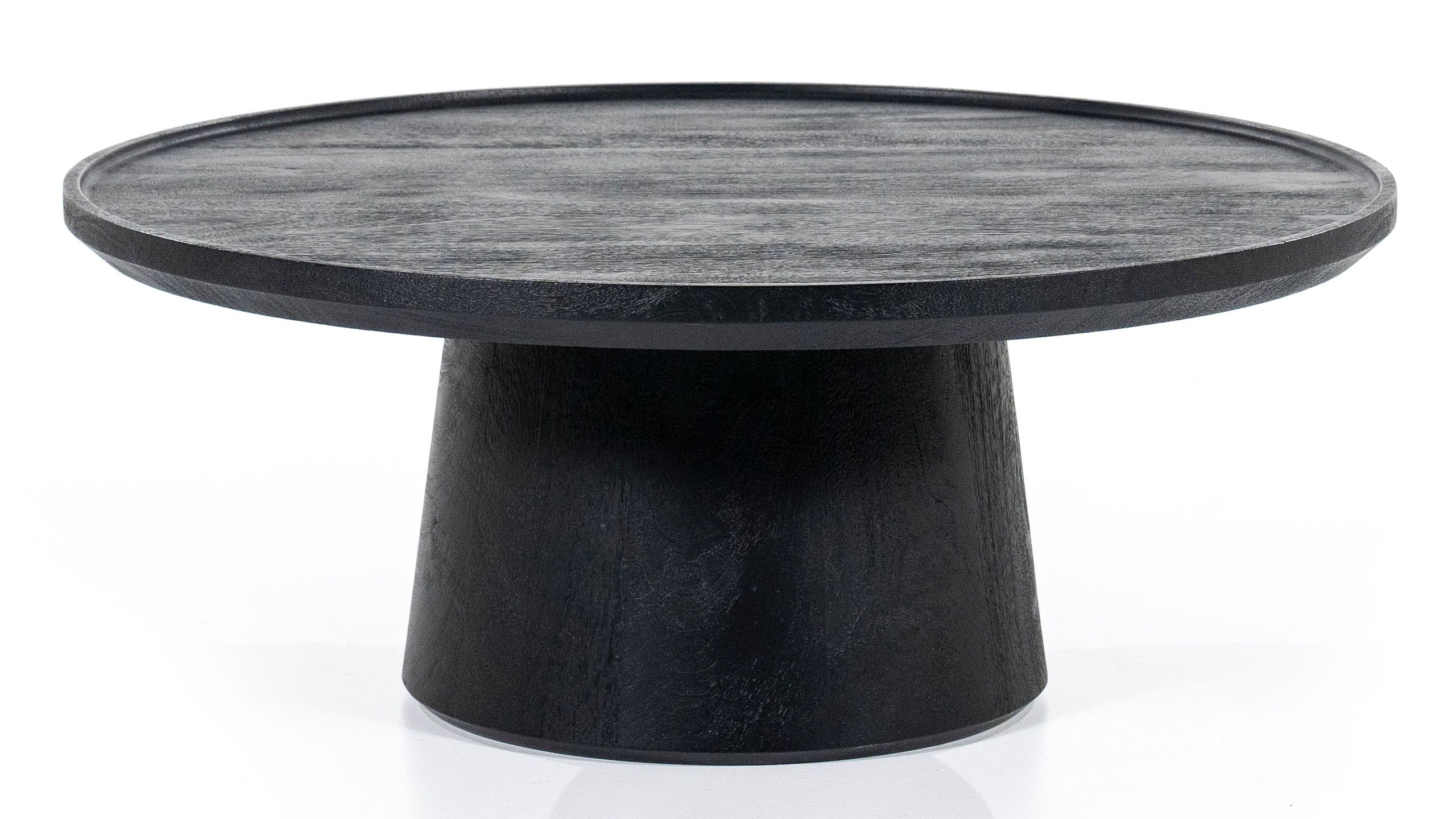 Salontafel 95655 - zwart Ron ⌀80  x H32 cm