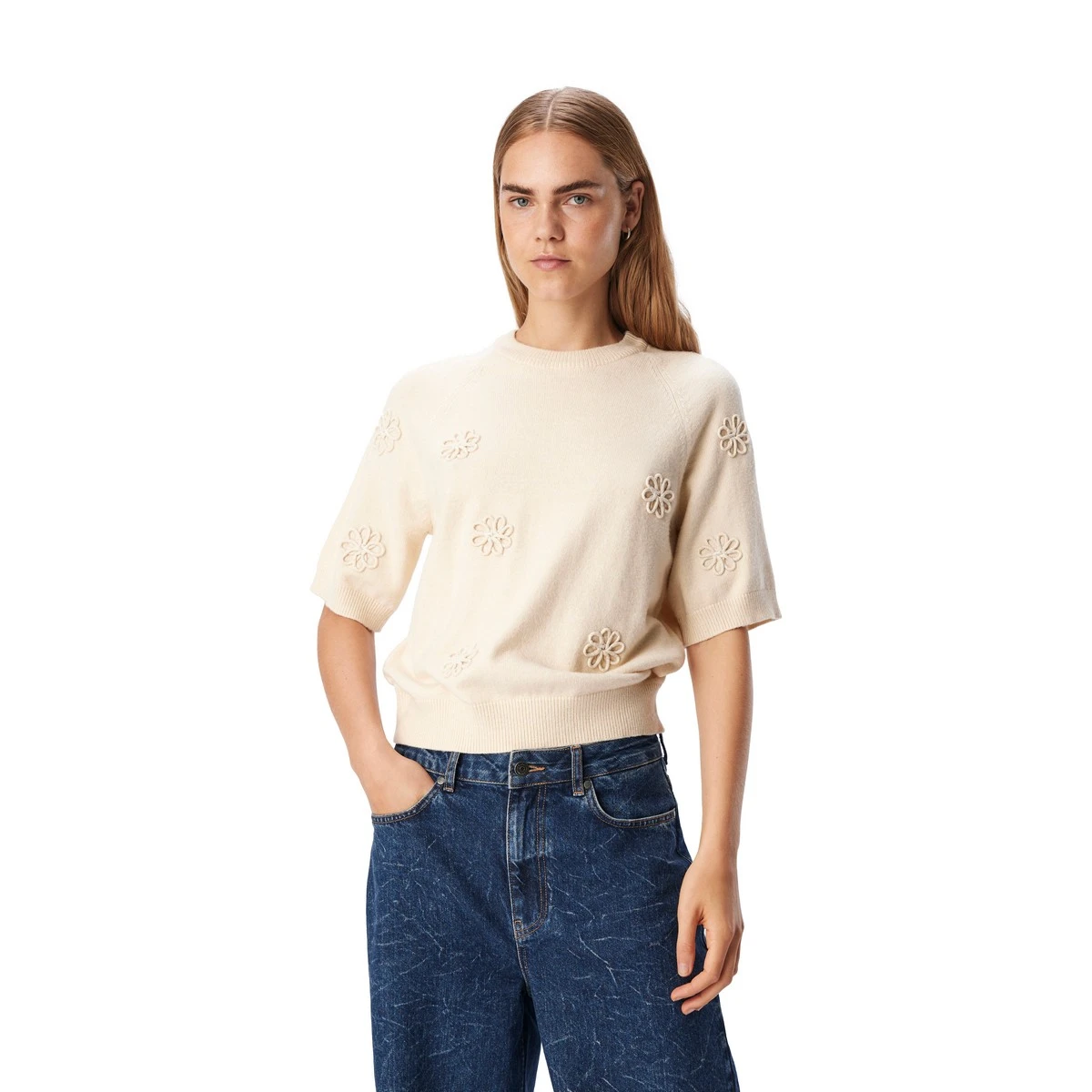 Dames Trui 25006 sweat chestprint