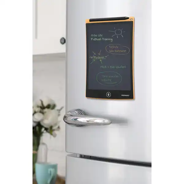 Elektrisches Memoboard orange