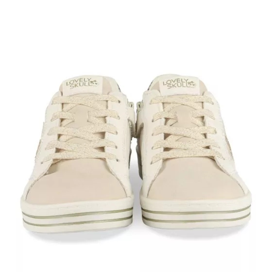 Baskets BLANC LOVELY SKULL