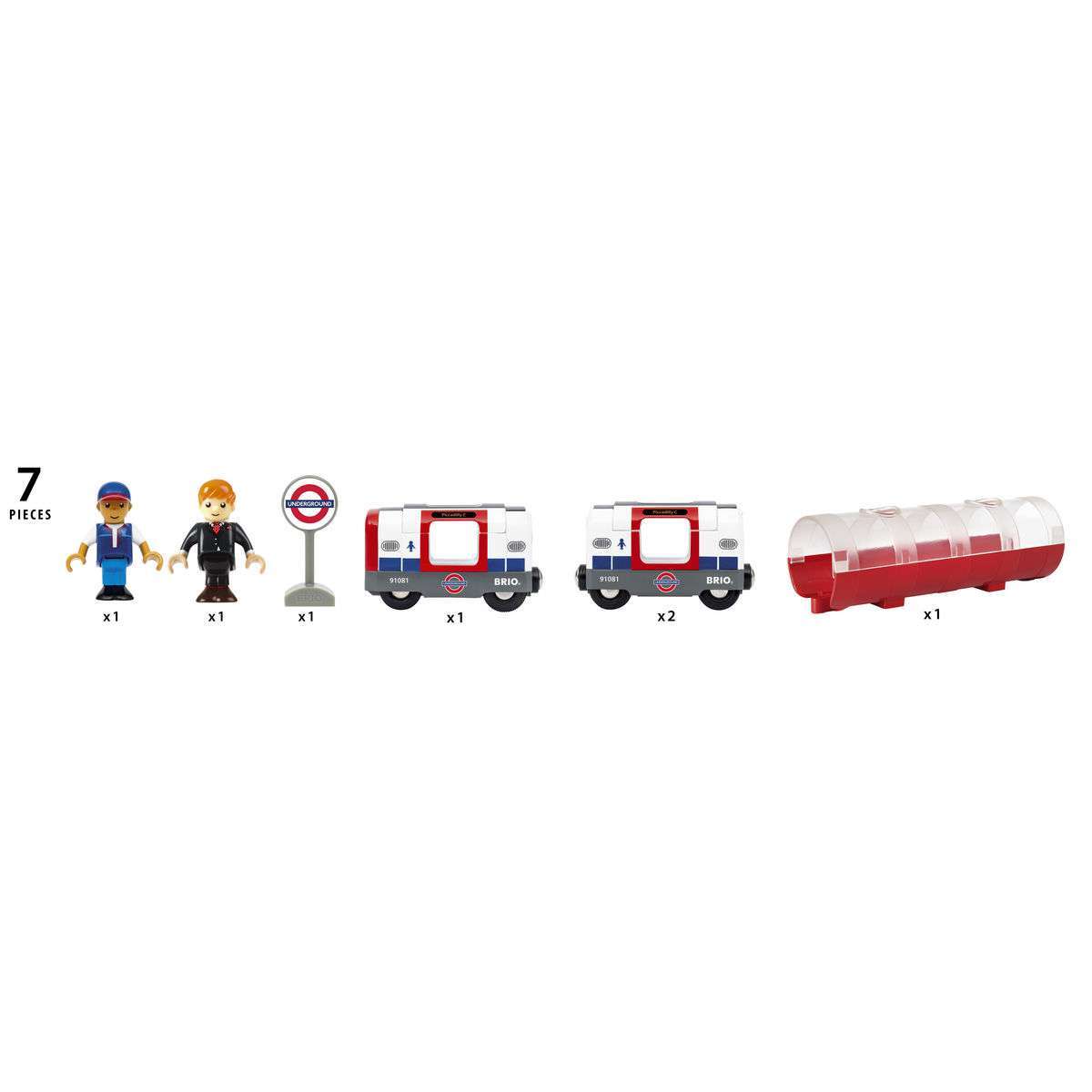 BRIO Spiel Londoner U-Bahn mit Licht und Sound