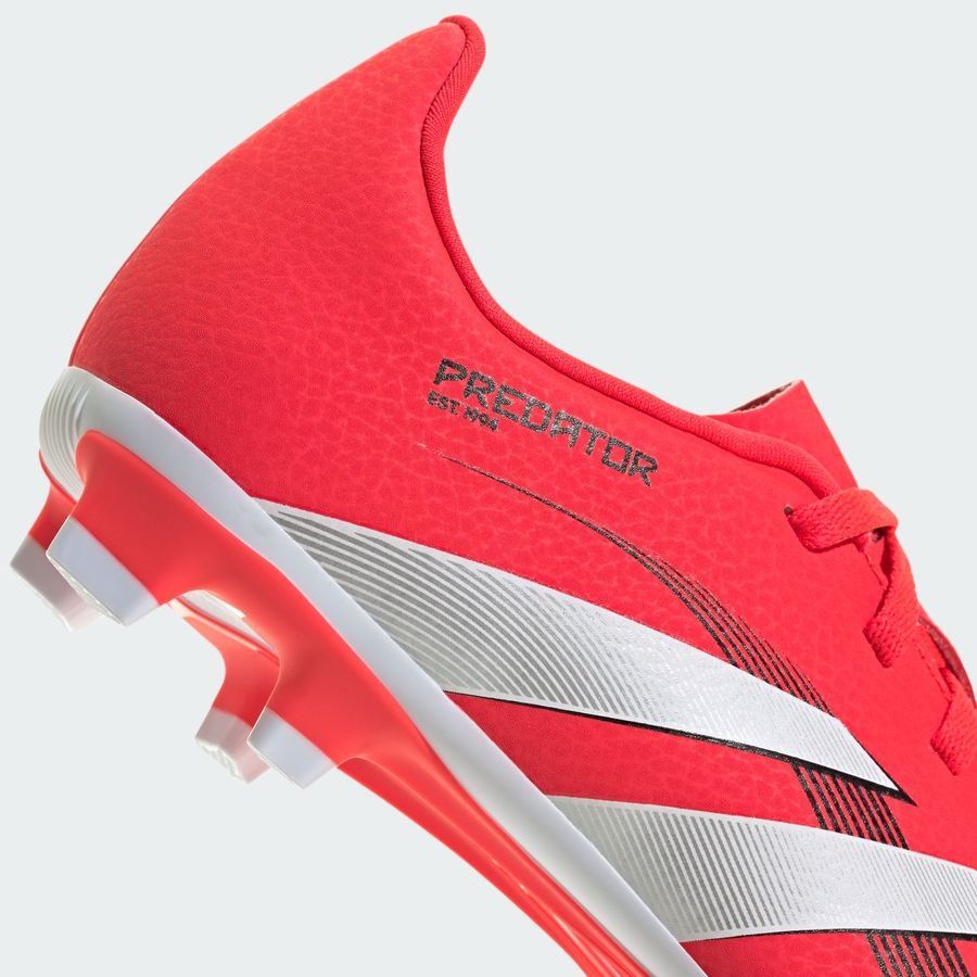 adidas Predator Club FxG Pure Victory - Lucid Red/Blanc/Noir Enfant