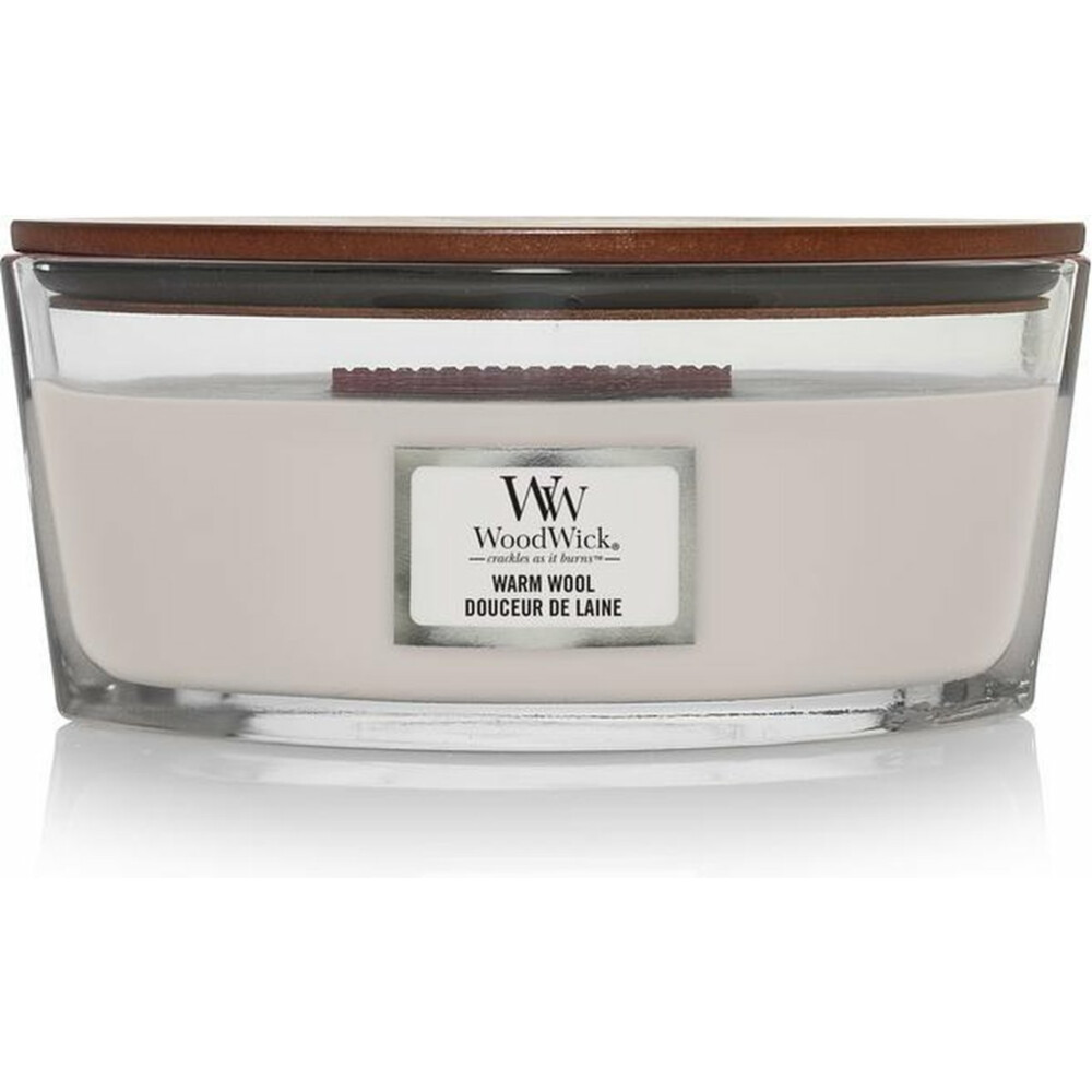 WoodWick Geurkaars Ellipse Warm Wool454 gr